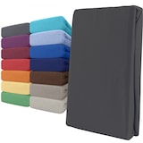 thumbnail of Spannbettlaken Boxspringbett 100% Baumwolle 180-200x220 cm Anthrazit