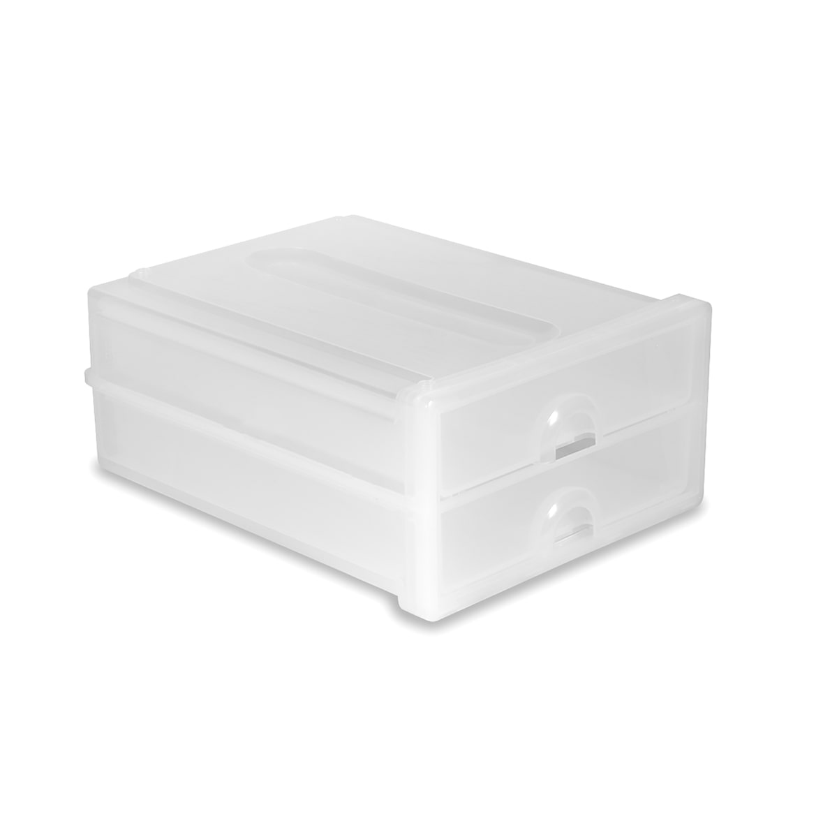 Organizador Médio 2 Gavetas Horizontal