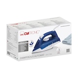 thumbnail of Clatronic DB 3704 Plancha Ropa Vapor, Suela Cerámica, 7 Funciones, 34 boquillas Vapor, Termostato, Cable 360º 2200W Blanco/azul