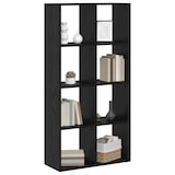 thumbnail of vidaXL Boekenkast Zwart eiken 69.5 x 29 x 137.5 cm Bewerkt hout