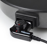 thumbnail of TRISTAR Paellera Multifunción, 30 cm, Termostato regulable, Recubrimiento antiadherente, Tapa con válvula de vapor, Base antideslizante, 1500 W