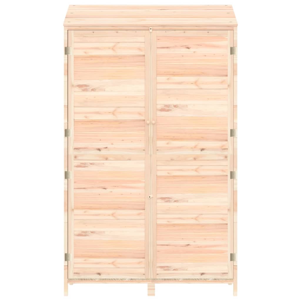 Remise de jardin 102x52x174,5 cm Bois de sapin solide Modèle Vega Edge