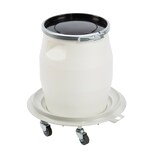 thumbnail of GILAC Socle rouleur rond 5 roues - chape acier - Gris G170214