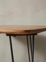thumbnail of Massivholz Esszimmertisch, Modernes Design, abgerundete Ecken, Sheesham. 80x80x76 cm | Kadima Design