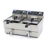 thumbnail of Friteuse - 2 x 13 L - 2 paniers - avec robinet de vidange