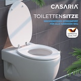 thumbnail of Casaria Toilettendeckel mit Absenkautomatik - Weiß
