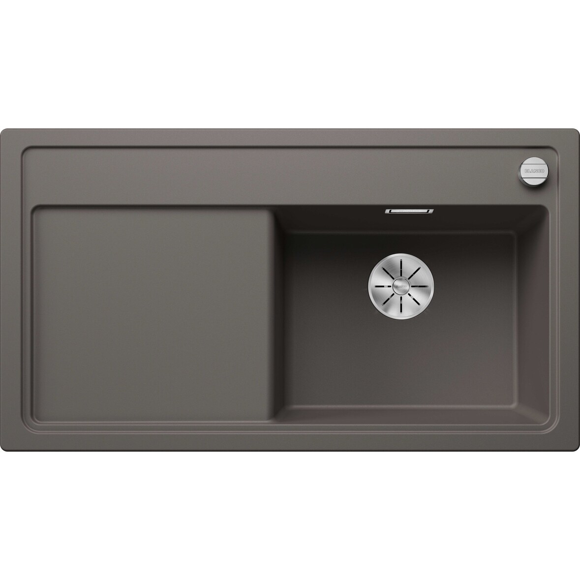 BLANCO ZENAR 5 S Einbauspüle SILGRANIT vulkangrau ab 50 cm Excenter