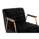 thumbnail of Sessel Hutch Samt schwarz - Stoff Amadeus 60x76 cm