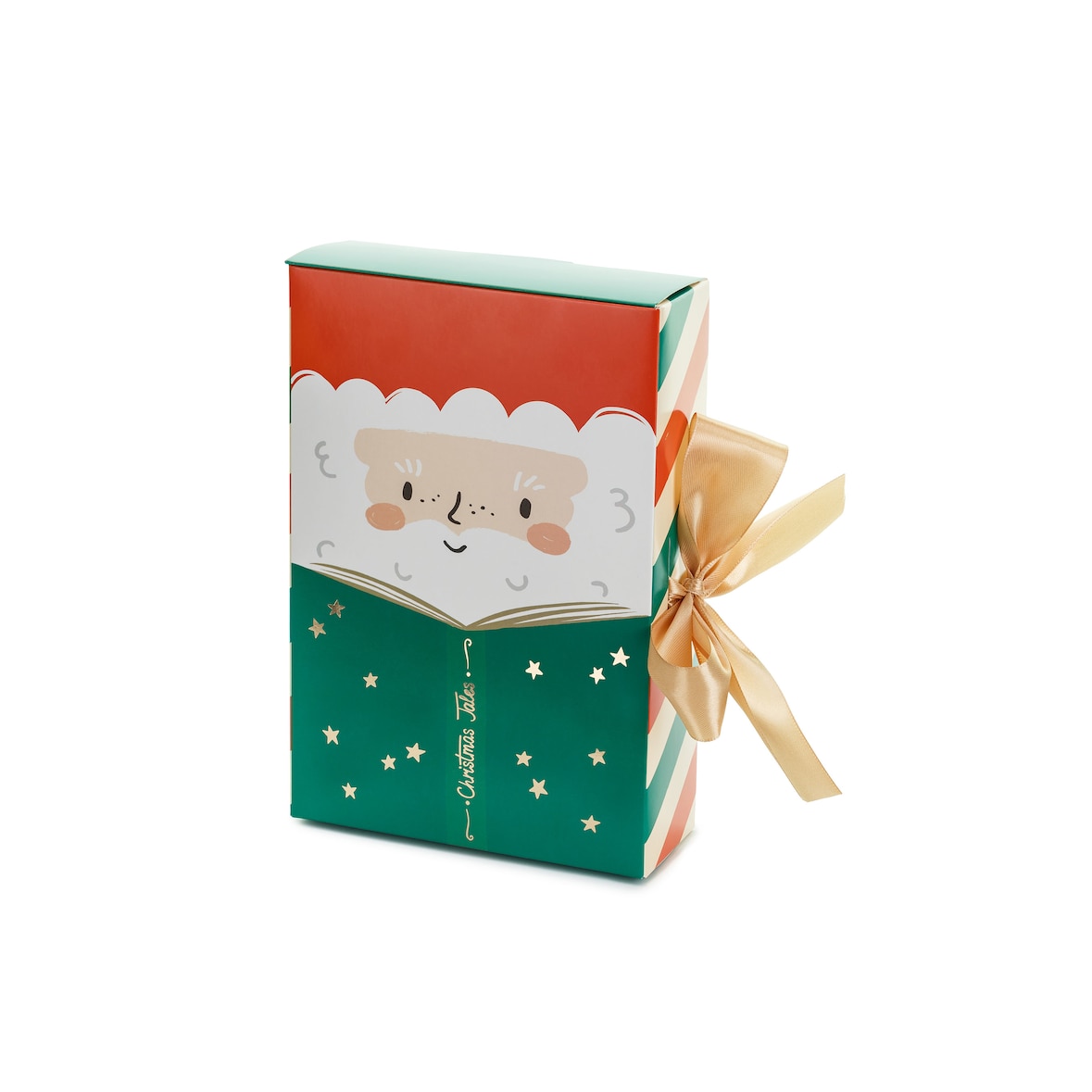Geschenkbox Weihnachtsmann 6x15x22,5cm Geschenkschachtel Geschenke Geschenkverpackung Weihnachten Nikolaus Verpackung Weihnachtsgeschenke