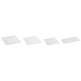 thumbnail of FHC - 250Pcs - Assiette carrée blanche en pulpe - 260x260x20mm