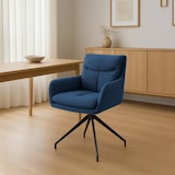 thumbnail of Esszimmerstuhl DUTOR - Stoff Blau 57x62x83 cm | Essstühle Esszimmerstühle Küchenstühle Wohnzimmerstühle