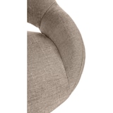 thumbnail of Set de 2 Taburetes de bar Milet en tela Gris topo/Metal negro mate