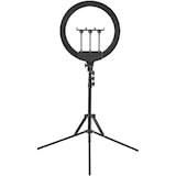 thumbnail of Aro de Luz Grande 36cm 14" de diámetro y Trípode Regulable 55 cm hasta 200cm, 3 Soportes, 3 Modos de Luz y 10 Niveles de Brillo