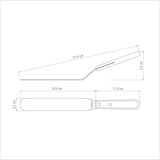 thumbnail of Tramontina LANDHAUS Konditor Winkelpalette, Tortenmesser, Streichmesser, rostfreier Edelstahl, FSC-zertifizierter Holzgriff, spülmaschinenfest