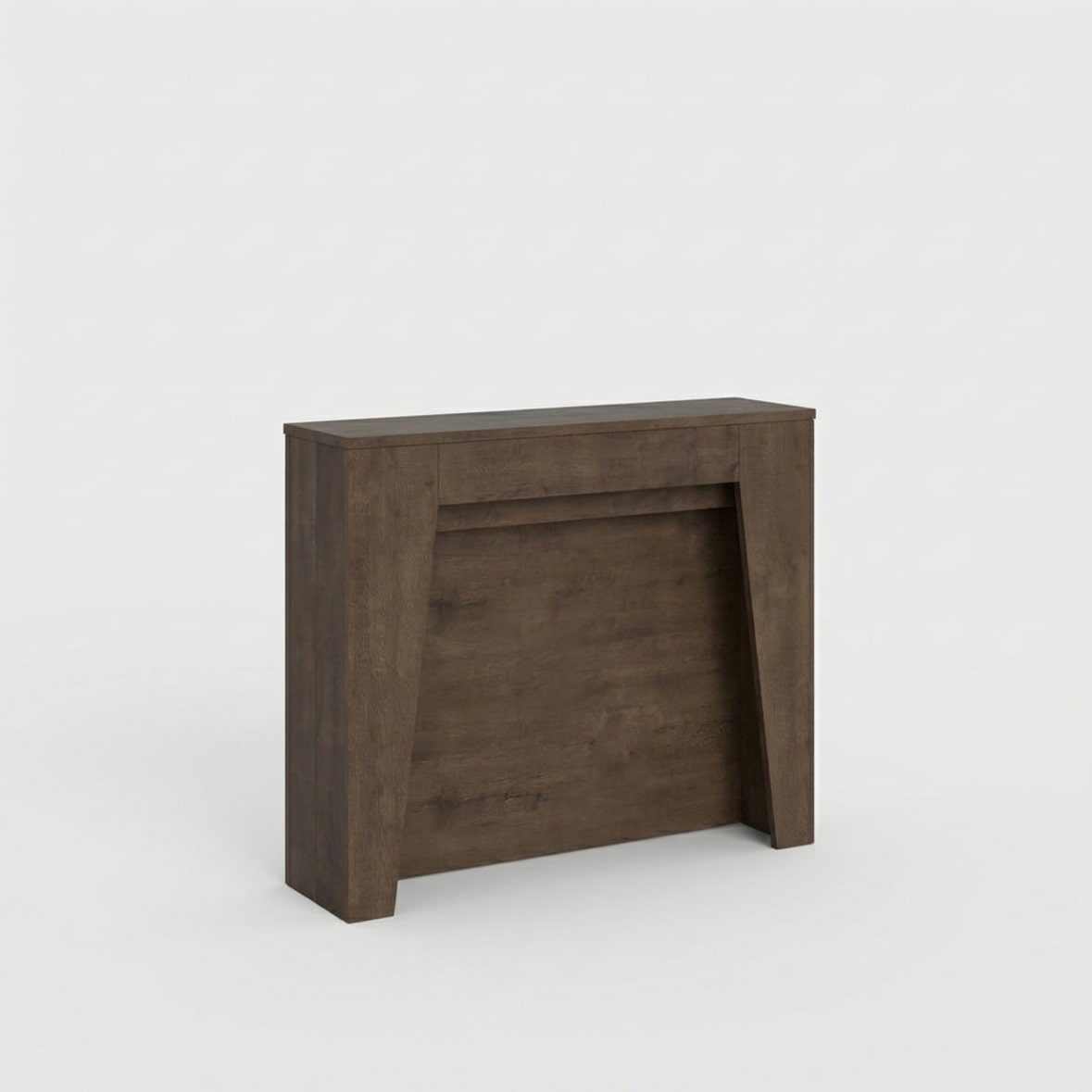 Consola extensible 90x25/211 cm Anea Nogal