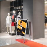 thumbnail of Kundenstopper / Gehwegaufsteller AGENDA II Aluminium silber hjh OFFICE