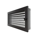 thumbnail of Kaminlüftungsgitter 17x30 Graphit mit Rollladen