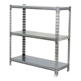 thumbnail of SimonRack Estantería Metálica, 1000x800x400 mm, 3 Alturas, Bandeja Metal, 180 kg de Punto Flexión, Galvanizado - Simonclick
