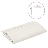 thumbnail of vidaXL Vervangingsdoek voor zweefparasol 350 cm zandwit