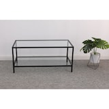 thumbnail of Couchtisch Glasgow Schwarz aus Metall mit Glasplatte