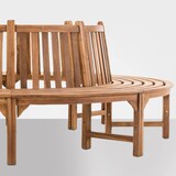 thumbnail of Baumbank SUTOR - Holz Teak 250x250x92 cm | Kreisrunde Sitzbank Mit Lehne Baumbank Gartenbank Für Baum
