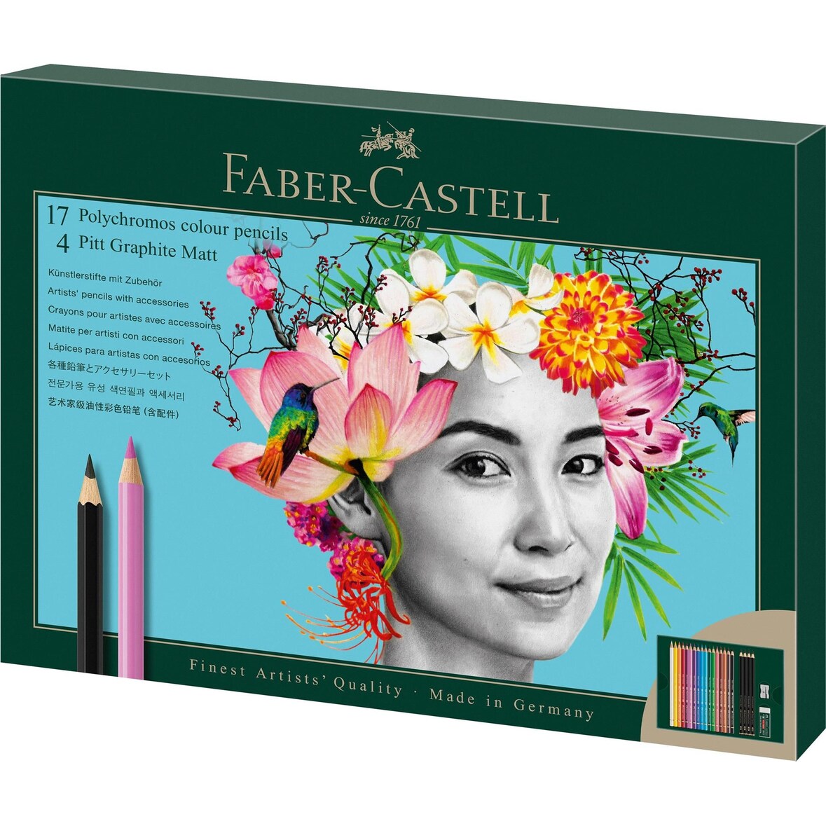 Faber Castell Pitt Graphite Matt und Polychromos 23er Set