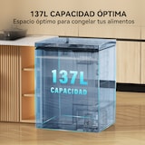 thumbnail of VOK Congelador Horizontal de 137 L - Función Dual, Congelación Rápida, Luz LED, Bloqueo de Seguridad, Silencioso, Autonomía de 21 h, Blanco