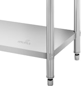 thumbnail of Royal Catering Mesa de acero inoxidable - ECO - 200 x 60 cm - 500 kg - estante intermedio -