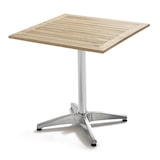 thumbnail of MobeventPro Mesa de terraza plegable L.70 x A.70 x A.70 cm y 4 sillas L.61 x A.48 x A.75 cm - aluminio y madera - Madera