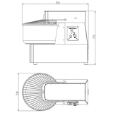 thumbnail of Amasadora de espiral profesional con cabezal fijo, 50 litros / 42 kg, 530 x 928 x 755 mm, 1 velocidad, 2,2 kW, 400 V, 10576 Vaiotec