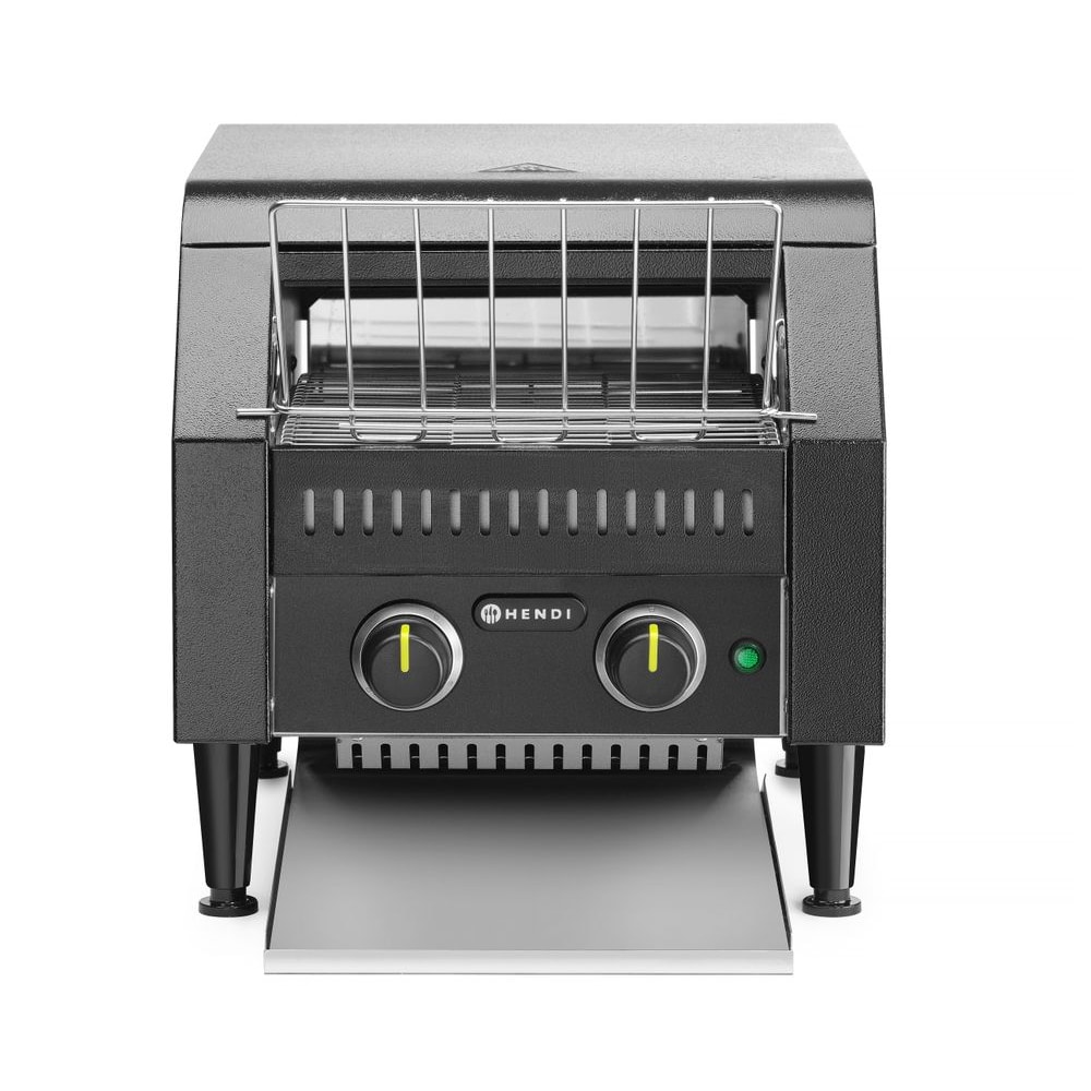 HENDI Durchlauf-Toaster, doppelt, Schwarz, 230V/2240W, 418x368x(H)415mm