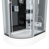 thumbnail of Duschkabine Komplettdusche Fertigdusche Dusche D60-73T1L 120x80 cm ohne 2K Scheiben Versiegelung