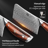 thumbnail of XinZuo - Damast-Hackbeil - B27 Yi Serie