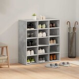 thumbnail of vidaXL Schuhschrank Betongrau 77,5 x 30 x 83,5 cm Holzwerkstoff
