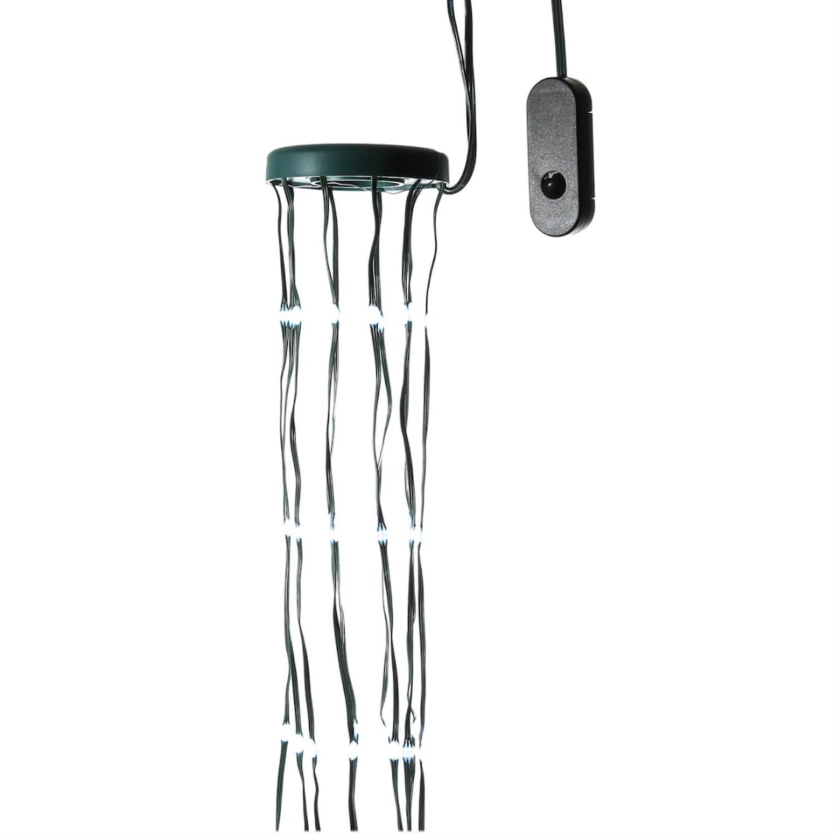 LED Baummantel Lichterkette 10 Stränge 180LED bunt 13Funkt. Fernbedienung 1,8m