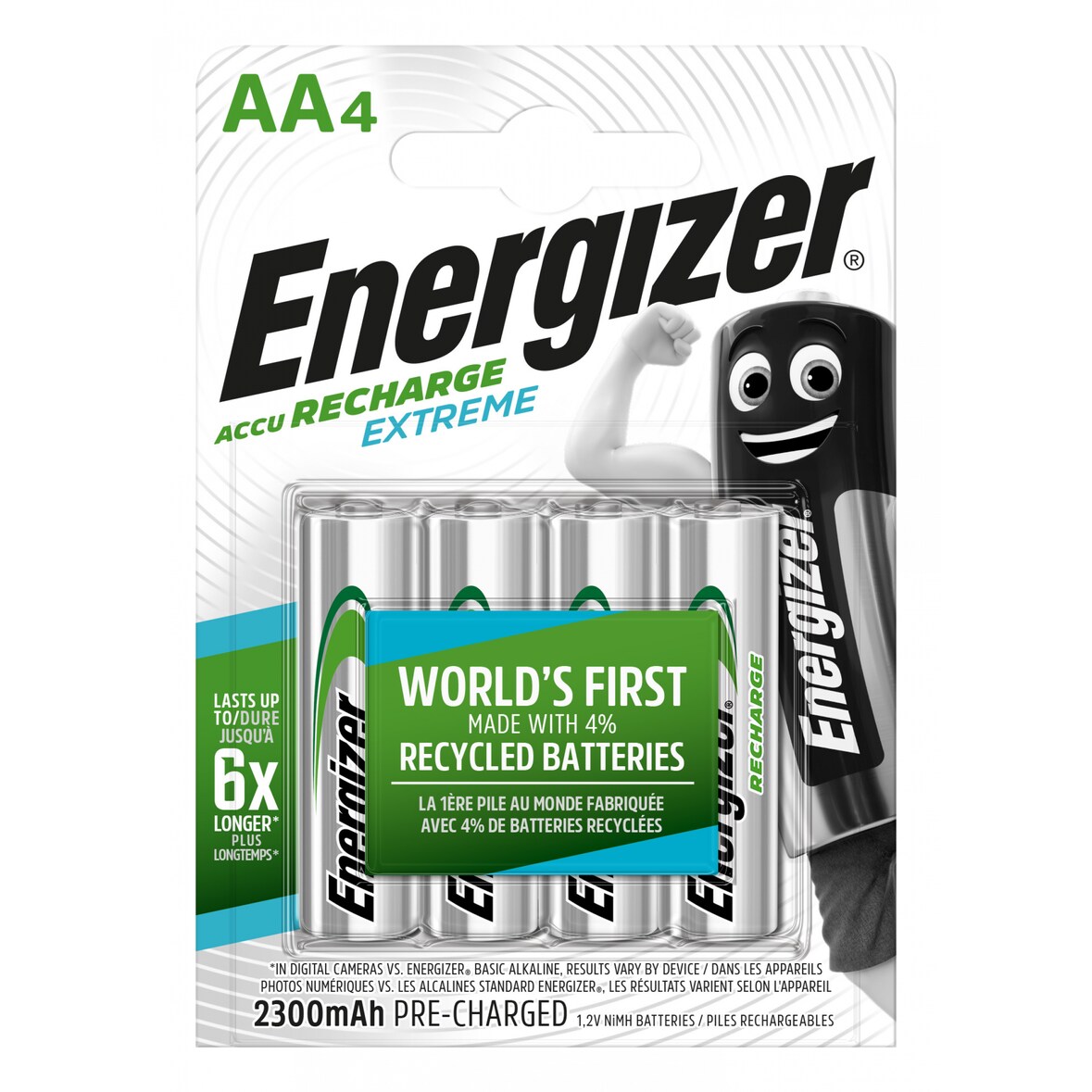 Energizer R2U Extreme HR6-AA-Mignon 2300 maH - 4er Blister
