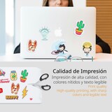 thumbnail of Folios A4 de Etiquetas Adhesivas Blancas, Crea tus Pegatinas Personalizadas, Etiqueta Adhesiva para Imprimir - Ofituria (4 por hoja, 300h)