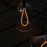 thumbnail of Lumisky Glühfadengirlande, 8 Glocken, 15 m Plastik Transparent