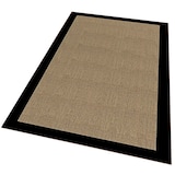 thumbnail of WellHome - Basis Polyester Tapijt 80x120cm in Beige en Zwart