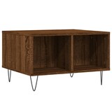 thumbnail of Table basse Chêne marron 60x50x36,5 cm Bois d'ingénierie Modèle Flex Évasion Pro