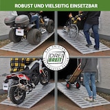 thumbnail of DREIBREIT by TRUTZHOLM 2-fach Auffahrrampe klappbar 215cm Tragkraft 1020kg Alu Verladerampe gelocht