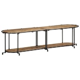 thumbnail of Helloshop26 - TV-Ständer im Industriedesign mit großem Stauraum 160 x 42 x 40 cm Massivholz braun 02_0057615
