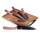 thumbnail of Berlinger Haus Set di 5 Coltelli da Cucina Professionali Acciaio Inox Coltello Cuoco Tagliere, Rosa, BH-2554