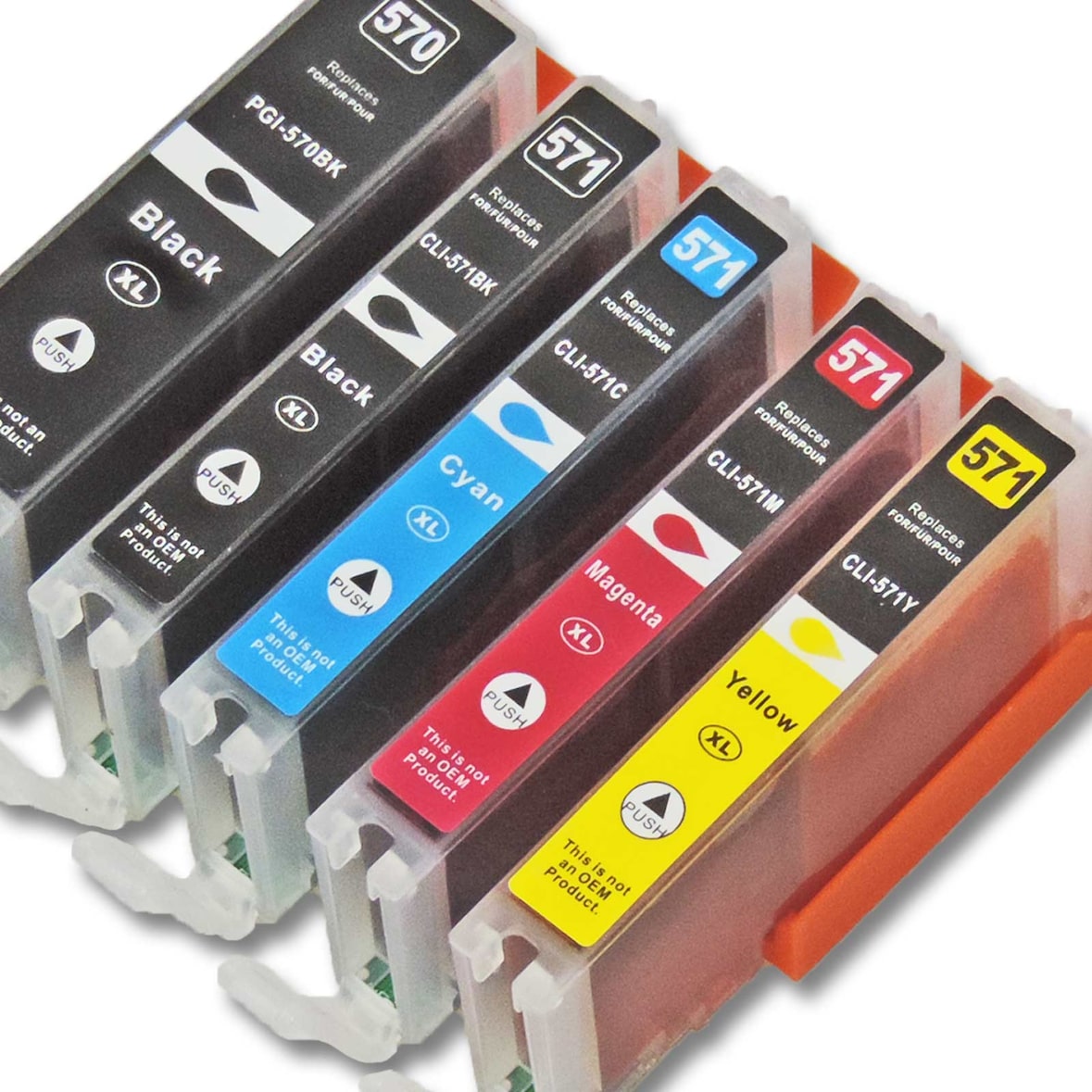 5er Set D&C Tinte für Canon Pixma MG5751 Druckerpatronen kompatibel Canon Pixma MG 5751 Drucker