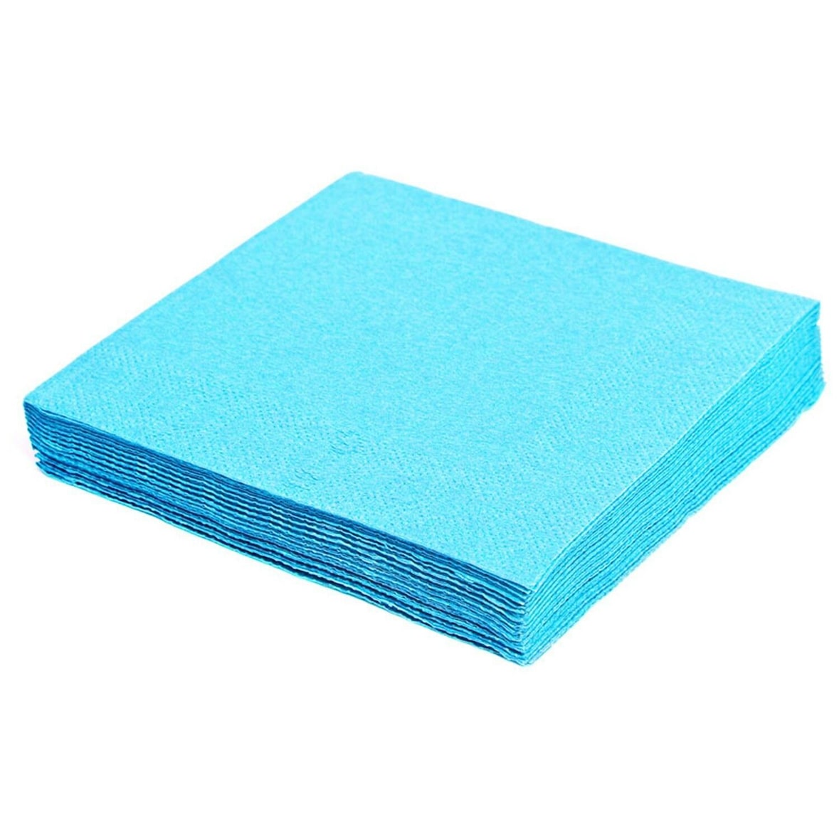 250x Servietten 40 x 40cm 1/4 -Falz 3-lagig hellblau