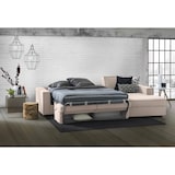 thumbnail of Dmora Divano Letto Adela, Divano ad angolo, 100% Made in Italy, Sofà con apertura girevole, Penisola contenitore Destra, Cm 280x95h90, Tortora