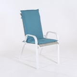 thumbnail of Cojín para sillón de jardín reclinable estándar turquesa, Tamaño 109x45x4 cm, Desenfundable