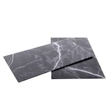 thumbnail of 2er Set Herdabdeckplatten Glas Marmor Schwarz – Schutz & Arbeitsfläche
