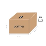 thumbnail of palmer Bama Blue Steinzeug Geschirr-Set für 6 Personen – dunkelblau schwarz marmoriert, Hochglanz, Kombiservice