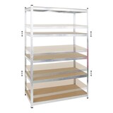 thumbnail of PROREGAL Mega Deal | 3x Schwerlastregal Ragnar | HxBxT 180x120x60 cm |  Fachlast 175kg | Verzinkt | Stecksystem Lagerregal Regalsystem 3 Stk.